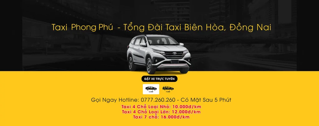 Tổng Đài Taxi Giá Rẻ Đồng Nai dịch vụ taxi đường dài giá rẻ